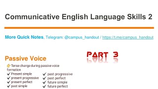 Communicative English Language Skills 2 Chapter 1 Part 3 [upl. by Anaizit]