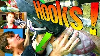 Rock Climbing Technique for Beginners Hooks  The Ultimate Guide [upl. by Atiekahs]