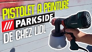 Pistolet Ã peinture PARKSIDE PFS 400 A1 LIDL [upl. by Synn]