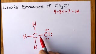 How to Draw the Lewis Structure of CH3Cl chloromethane [upl. by Jeremiah114]