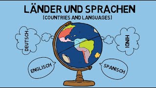 Länder und Sprachen  Countries and Languages in German  Start Deutsch A1  Wortschatz  NetzwerkA1 [upl. by Htrowslle]