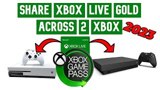 How To Share Xbox Game Pass and LIVE Gold Account Across 2 Xbox 2025 [upl. by Latsyrcal856]