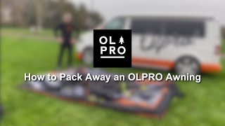 OLPRO  How to Pack Away an OLPRO Awning [upl. by Asilam]