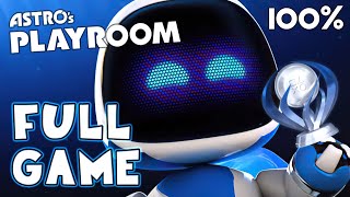 Astros Playroom FULL GAME 100 All Trophies PS5 Platinum [upl. by Assenar]