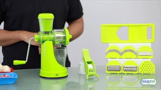 How to use Manual Juicer for everyday fresh juice [upl. by Engedi908]