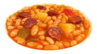 Judías Blancas con Chorizo [upl. by Rachele]