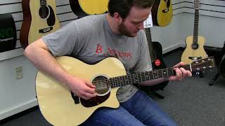 Martin GPC 11E Road Series Guitar Demo [upl. by Tuesday841]