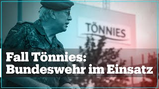 Mission Fleischfabrik Bundeswehr führt CoronaTests bei Tönnies [upl. by Nairolf]