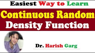 Continuous Random Variable  Distribution Function [upl. by Gonnella]