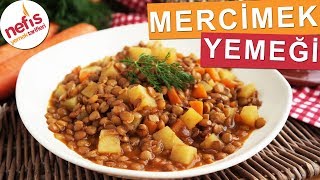 Yeşil Mercimek Yemeği Nasıl Yapılır Çok besleyici çok lezzetli  Nefis Yemek Tarifleri [upl. by Shelden]