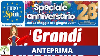 VOLANTINO EUROSPIN dal 24 Maggio al 6 Giugno 2021 [upl. by Atiugal704]