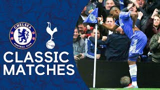 Chelsea 40 Spurs  THAT Eto’o Celebration  Premier League Classic Highlights 201314 [upl. by Cinderella]