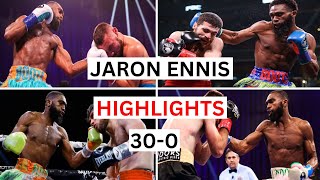 Jaron Ennis 300 Highlights amp Knockouts [upl. by Othelia]