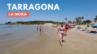 Tarragona Beach Walk 2023  La Mora  SPAIN [upl. by Hanikahs]