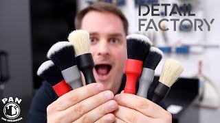 DETAIL FACTORY DETAILING BRUSHES  The Softest Brushes   GIVEAWAY [upl. by Kola972]