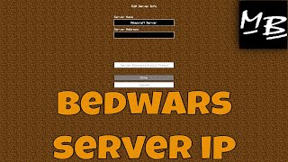 Minecraft Bedwars Server Address [upl. by Eahc]