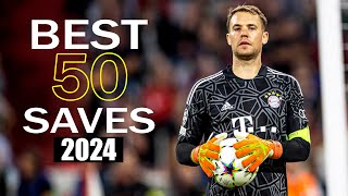 Best 50 Goalkeeper Saves 2024  HD [upl. by Goff]