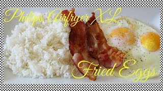 How to Make Air Fryer Fried Eggs Eggs over medium  Philips Airfryer XL  My Gadget Kitchen 63 [upl. by Naziaf844]