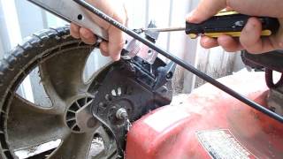 Broken Lawn Mower Handle Repair [upl. by Yerok]