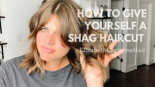 How to give Yourself a Shag Haircut [upl. by Bilek]