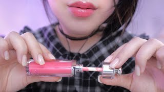 ASMR Up Close Doing Your Makeup💄 No Talking Personal Attention Cosmetics Tools Makeup Sounds [upl. by Saoj]