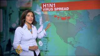 WHO declares H1N1 official flu pandemic  11 Jun 09 [upl. by Ecinnahs180]