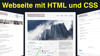 HTML und CSS Tutorial für Anfänger  Eigene Webseite erstellen [upl. by Teik]