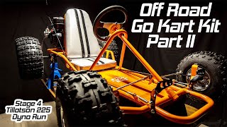 Off Road Vintage Go Kart Kit Build  Part 2 [upl. by Adnilg]