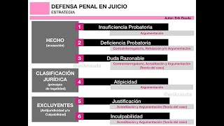 CÓMO DEFENDERTE DE UNA ACUSACIÓN EN UN JUICIO PENAL TEORÍA DEL CASO VS ESTRATEGIA DE DEFENSA [upl. by Alastair]