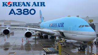 🇺🇸 Los Angeles LAX to Seoul ICN 🇰🇷 Korean Air Airbus A380  FULL FLIGHT REPORT Polar route [upl. by Ellezig]