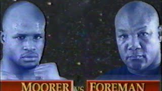 Foreman vs Moorer ENTIRE HBO PROGRAM [upl. by Yecad]