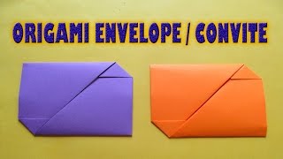 ORIGAMI ENVELOPE CONVITE [upl. by Rehptsirhc]