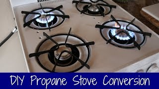 Off Grid Stove Conversion  Natural Gas to LPG [upl. by Elliot]