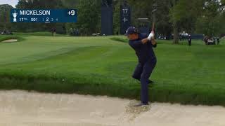 Phil Mickelson Hits Flop From the Rough With a  3wood [upl. by Jenine]