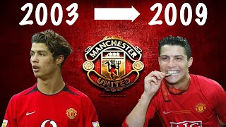 The EVOLUTION Of Cristiano Ronaldo At Manchester United [upl. by Mokas]