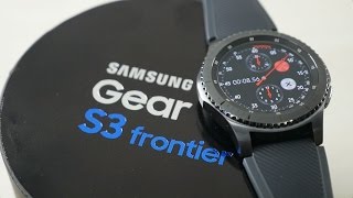 Samsung Gear S3 Frontier Unboxing amp Overview [upl. by Amick412]