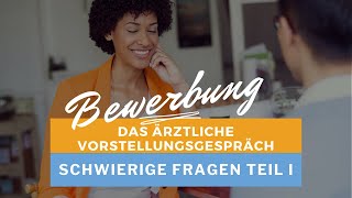 Vorstellungsgespräch  Schwierige Fragen  Teil 1 [upl. by Colinson]