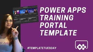 PowerApps Training App Template [upl. by Anelle]