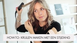 Tutorial  Zo maak je krullen met je stijltang [upl. by Learrsi]