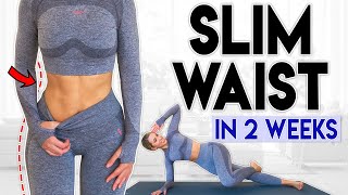 SLIM WAIST in 2 Weeks  5 minute Home Workout [upl. by Aniral196]