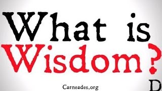 What is Wisdom Philosophical Definitions [upl. by Haydon]