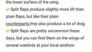 Types of Flaps in aircraft [upl. by Aileek]