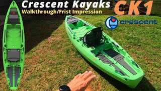 NEW Crescent Kayaks CK1 Venture quotWalkthroughquot [upl. by Haleelahk]