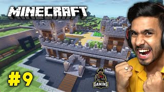 AJJUBHAI AND UJJWAL TECHNO GAMERZ NEW CASTLE IN HEROBRINE SMP  MINECRAFT GAMEPLAY 9 [upl. by Scharf]