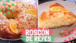 ROSCÓN DE REYES  RECETA FÁCIL  PEQUERECETAS [upl. by Atiuqehc164]