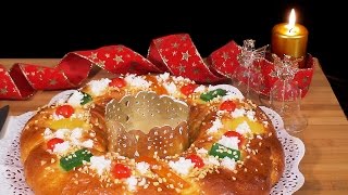 Receta Roscón de Reyes tradicional  ROSCÓN DE REYES EL AUTENTICO Y TRADICIONAL Loli Domínguez [upl. by Taffy]