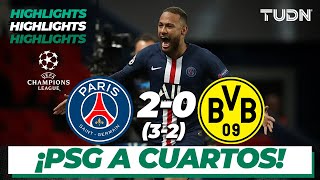 Highlights  PSG 2 3  2 0 Dortmund  UEFA Champions League  8vos Vuelta  TUDN [upl. by Iramaj]