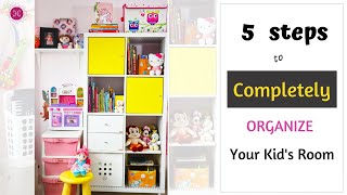 5 BEST Steps To Organize Any Kids Room  Toy Storage Organization Ideas [upl. by Ingunna]