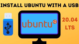 How To Install Ubuntu 2004 Using A Bootable USB Drive [upl. by Marko]