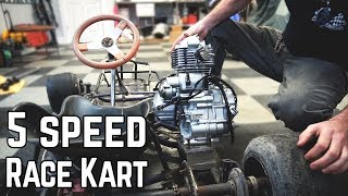 Were Building a 5 Speed Racing Kart 16HP [upl. by Eessej18]